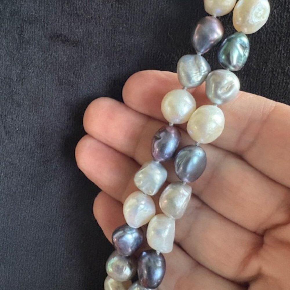 Ross + Simons Cultured Pearl Endless Necklace - Picture 4 of 5
